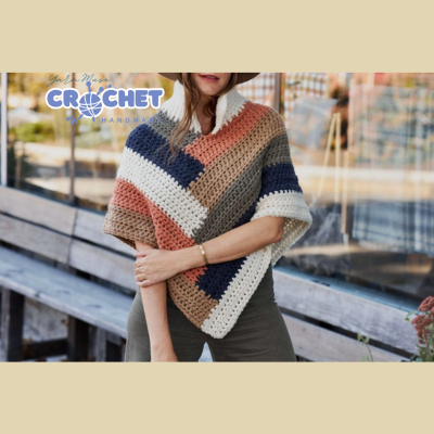 Winter Shawls and Ponchos Crochet Tutorial PDF 1