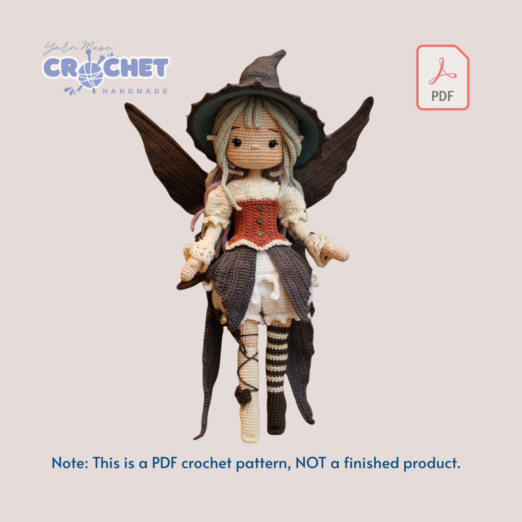 Multi Language Fairy Crochet Doll Patterns