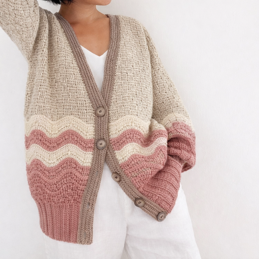 Beginner Cardigan Crochet Tutorial PDF